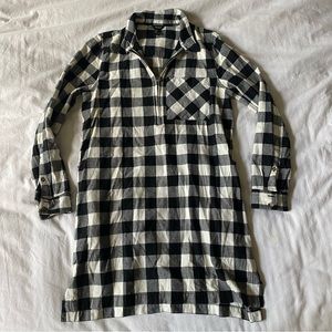 Forever 21 Black and White Plaid Dress